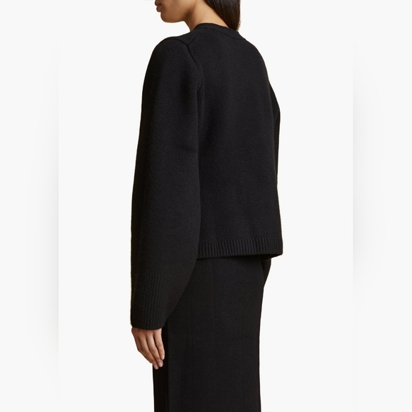 KHAITE Scarlet Cardigan - Black - Picture 4 of 13